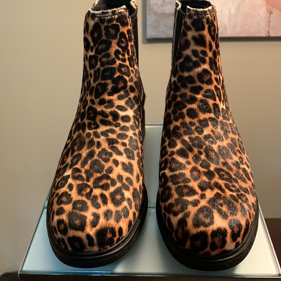 Women’s Leopard Print Booties - Picture 1 of 9
